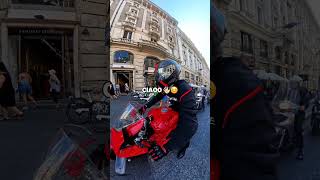 Non è questione di cavalli ma di sorrisi🔥viralvideoshortvideoshortsducatiyoutubeshortsbikers [upl. by Aieka329]