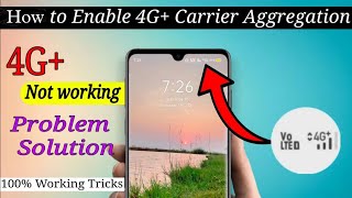 How to Enable 4G LTE carrier aggregation any android device How to enable 4g any realme device ho [upl. by Inihor217]