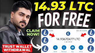 Crypto Airdrop  Unlock 1493 Litecoin for free No Investment  No Fees [upl. by Asenab]