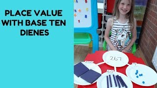 Place value with Base Ten Dienes [upl. by Llen861]