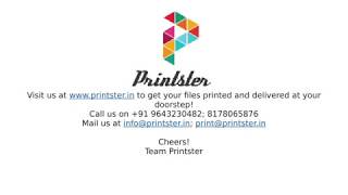 Spiral binding  Ring binding  Printsterin Get Printed [upl. by Olav]