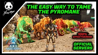 The Easy Way To Tame The Pyromane In The Center  ARK Survival Ascended [upl. by Aleydis807]