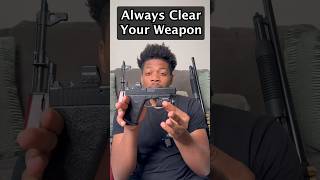 Always Clear Your Weapon Negligent Discharge [upl. by Scotty]