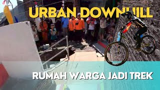 BALAPAN URBAN DOWNHILL MASUK RUMAH WARGA  Bendungan Urban downhill 2024 [upl. by Perrin]