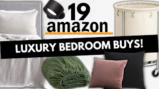 Luxury Bedroom Essentials from AMAZON Affordable Bedroom MUST HAVES [upl. by Oirram]