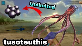 How find and get Black Pearl in Ark Survival Mobile with Tusoteuthis [upl. by Schlesinger]