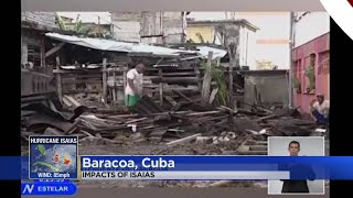 Hurricane Isaias Caused Damage In Baracoa Cuba [upl. by Llerrem]