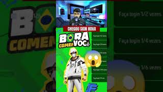 NOVA SKIN DE FREE FIRE freefire ff freefirebrasil freefireconta garenafreefire nobru garena [upl. by Yarak609]