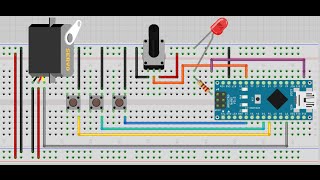 Registrar posiciones de un SERVOMOTOR con ARDUINO y memoria EEPROM [upl. by Ecertal]