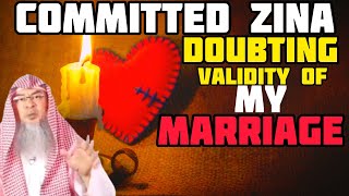 Did zina before marriage amp have doubts if my marriage is valid  Assim al hakeem [upl. by Sadick]