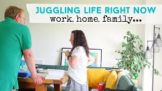 HOW WE ARE JUGGLING LIFE I Working From Home  Family amp Home Life [upl. by Onida]