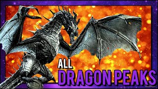 Skyrim SE ALL DRAGON LOCATIONS  How To Find Dragons  Skyrim Remastered Guide [upl. by Ymmor429]