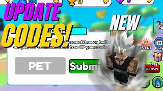 NEW UPDATE PET CODES Shoot Beam Simulator ROBLOX [upl. by Theodor]