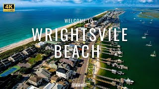 Welcome to Wrightsville Beach  DRONE  Captured in 4k UHD [upl. by Meyer]