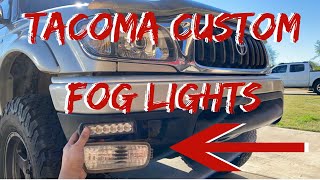 1ST GEN TACOMA CUSTOM LED FOG LIGHTS [upl. by Hamrah253]