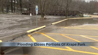 Flooding closes portions of Freeports Krape Park [upl. by Oigroig414]