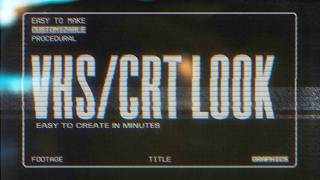 How To Make A VHSCRT Look In After Effects  Tutorial [upl. by Elehcar31]