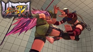 PoisonKiss against Decapre  Ultra Street Fighter IV SlowMo [upl. by Bonne391]