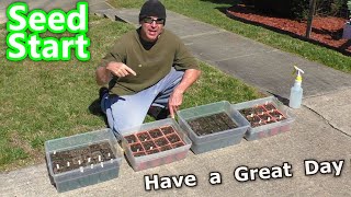 Easiest method to Start Seeds for a Vegetable Garden Step by Step [upl. by Bred822]