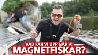 Vi Magnetfiskade Från Båten amp Farsan Trillar i Vattnet [upl. by Calendre]