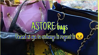 ASTORE bags review  exchange ka bola tu kya hua 🙄  Rabia Zubair [upl. by Aphra678]