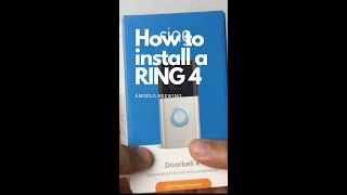 How to install Ring Doorbell 4 [upl. by Otreblasiul516]