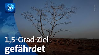 Vor der Weltklimakonferenz in Dubai 15GradZiel stark gefährdet [upl. by Akili]