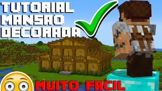 Tutorial completo MANSÃO MEDIEVAL com DECORAÇÃO INTERNA [upl. by Emmeline131]