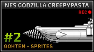 NES Godzilla Creepypasta  GameDev 2 Gohten Sprite Rip Mars [upl. by Yokum]