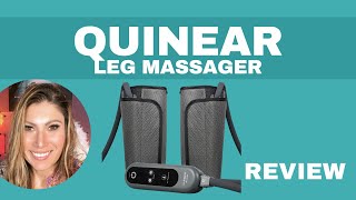 QUINEAR Air Compression Calf Wraps Massager REVIEW [upl. by Leventhal]