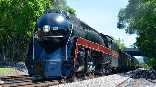 Norfolk amp Western 611 Steam Train [upl. by Eiroj945]