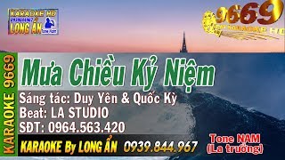 Karaoke Mưa Chiều Kỷ Niệm  Tone Nam nhạc sống  Beat chất lượng cao 9669 [upl. by Moina35]