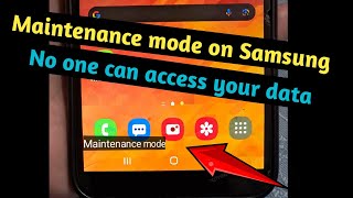 How To Enable  Disable Maintenance Mode On Samsung  No One Can Access Your Data [upl. by Theodora]