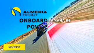 Almeria onboard 2024 CANEPA  YAMAHA R6 [upl. by Tanhya]