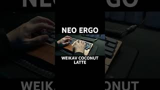 NEO ERGO keyboard typingsound typingtest typing [upl. by Soirtemed]