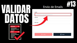 ✅ Creando el objeto principal para validar y Sincronizar Datos en los Formularios con JavaScript 13 [upl. by Ielarol274]