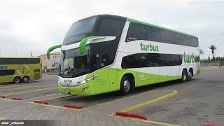 buses en el terminal rodoviario de la serena  pluss chile ciktur turbus paravias romani y mas [upl. by Eedyaj]