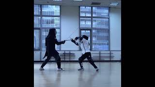 LHES sidesword vs longsword [upl. by Alyos]