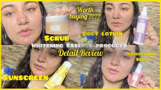 Whitening Essence Products Review ✨ [upl. by Ahseryt]