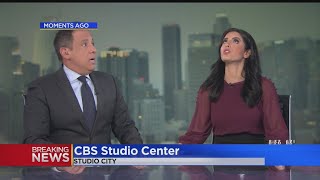 Earthquake Hits During Evening Newscast [upl. by Haskel]