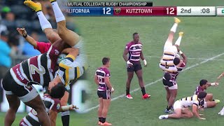 quotThe Slamquot  2015 Penn Mutual CRC Final  Kutztown vs Cal  Collegiate Rugby [upl. by Kapeed]