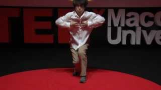 Incredible break dancer BBoy Blond at TEDxMacquarieUniversity [upl. by Kipton]