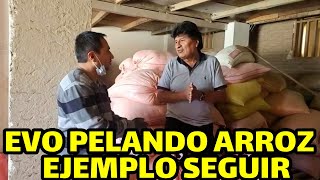 EVO MORALES RECOMIENDA SEMBRAR ALIMENTOS PARA EL PUEBLO [upl. by Marduk]