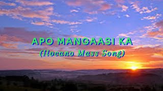 Apo Mangaasi Ka Ilocano mass song [upl. by Lauber]