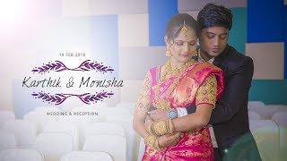 Seramal Ponaal  Karthik amp Monisha  Wedding amp Reception  WowWeddings [upl. by Nwahsuq843]