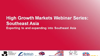 BCC Webinar Series Doing business in Southeast Asia [upl. by Llerrod]