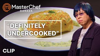 Salmon Wellington Showdown  MasterChef Canada  MasterChef World [upl. by Aihsercal]