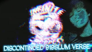 919SLUM’S DISCONTINUED INFINITE CHOPPERS 2 VERSE Lyric Video [upl. by Sirref]