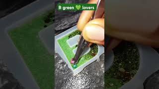 B letter ✉️ green 💚 lover 🅱️ Trend design beautiful letter [upl. by Willie]