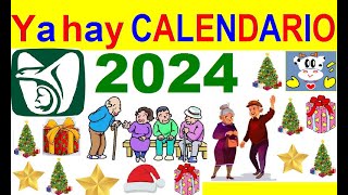 YA HAY CALENDARIO 2024 PENSIONADOS IMSS Y MEGA FARMACIA ES UNA REALIDAD PUEDES LLAMAR 55 9500 0911 [upl. by Artinad]